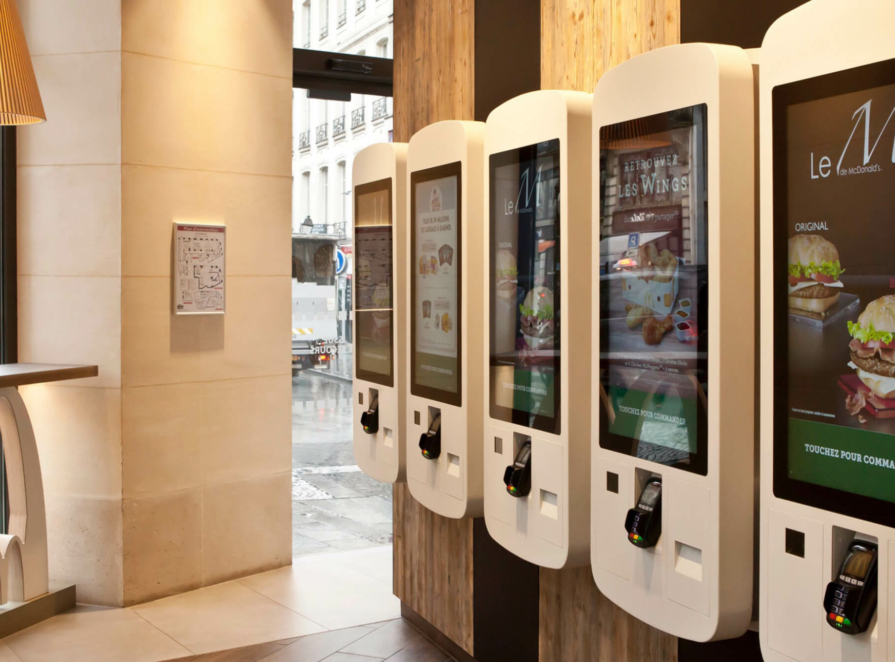 McDonald's digital menu boards