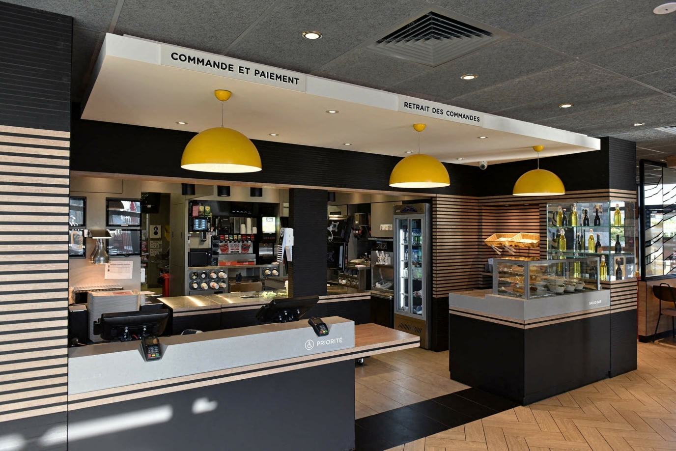 McDonald's counter