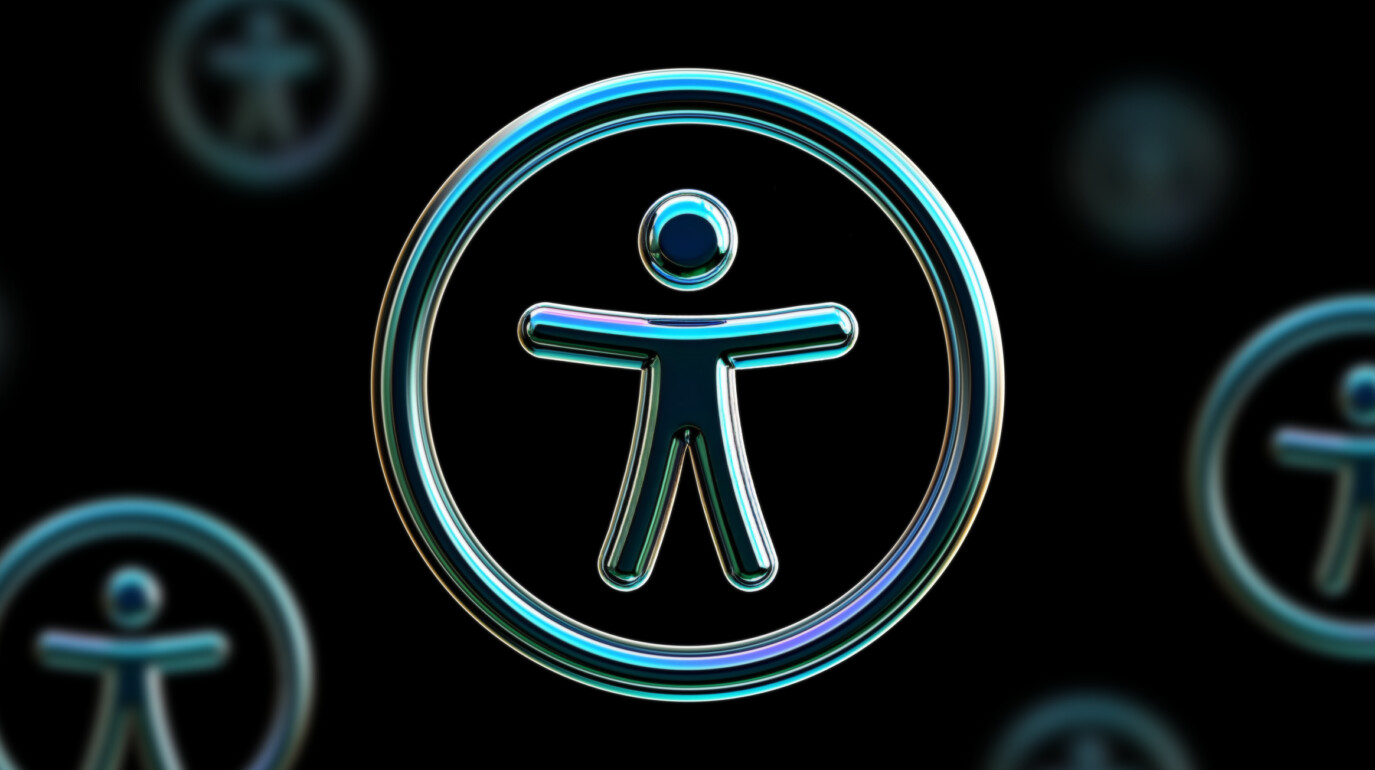 3D digital accessibility icon
