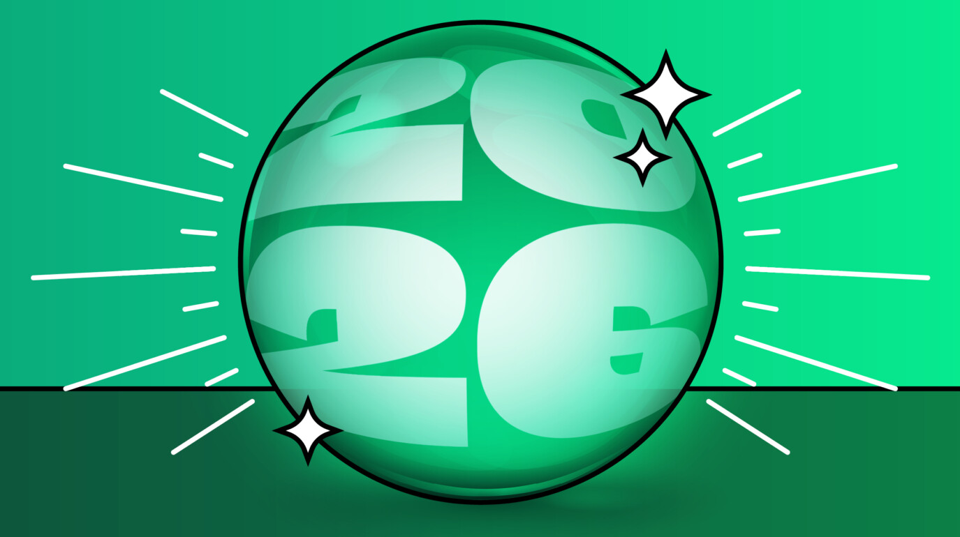 Crystal ball illustration displaying numbers 2026