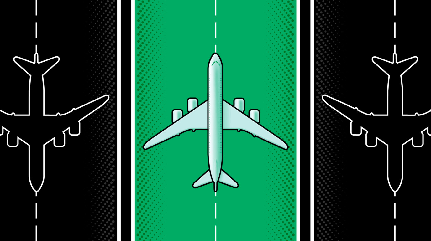 graphic of three aeroplanes