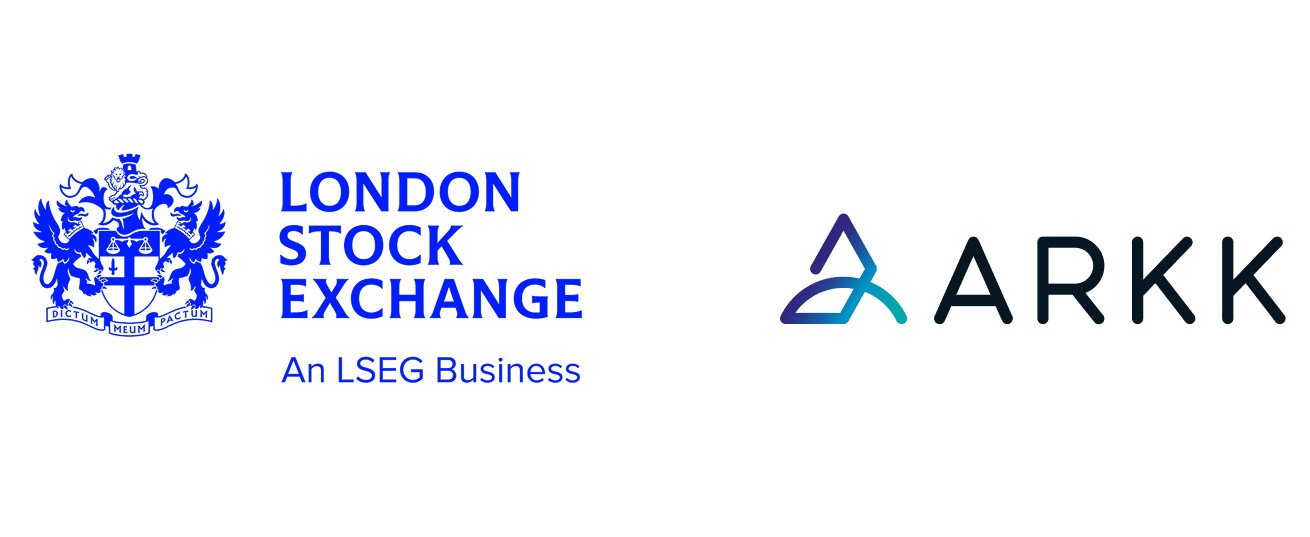 London Stock Exchange and Arkk logos