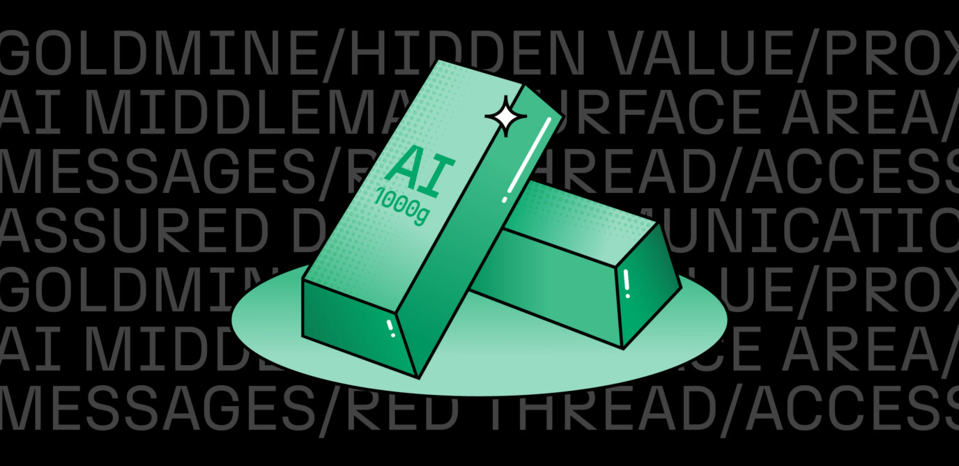 gold bars with 'AI' embossed